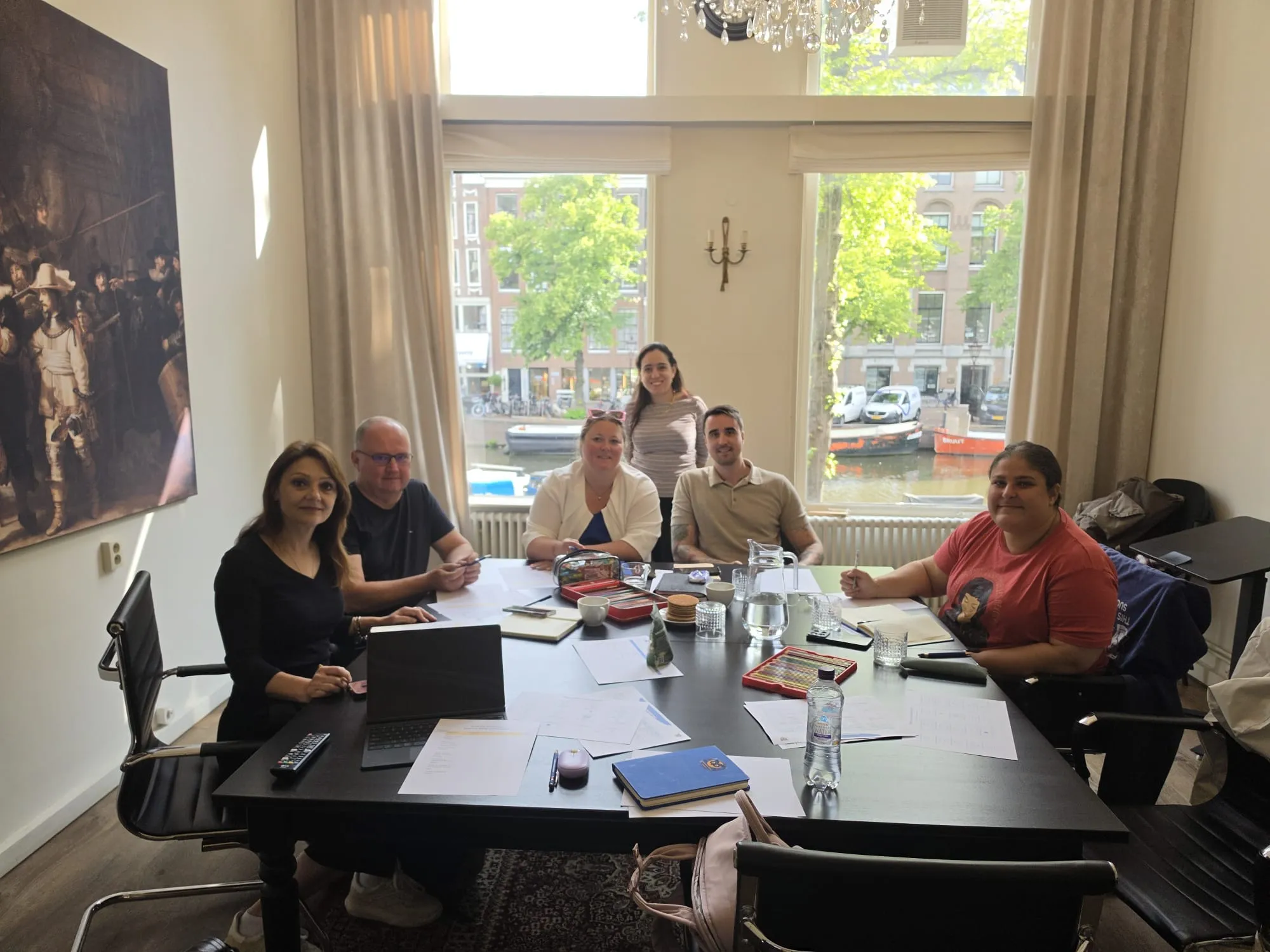 International educators participating in a creativity and innovation course in Amsterdam