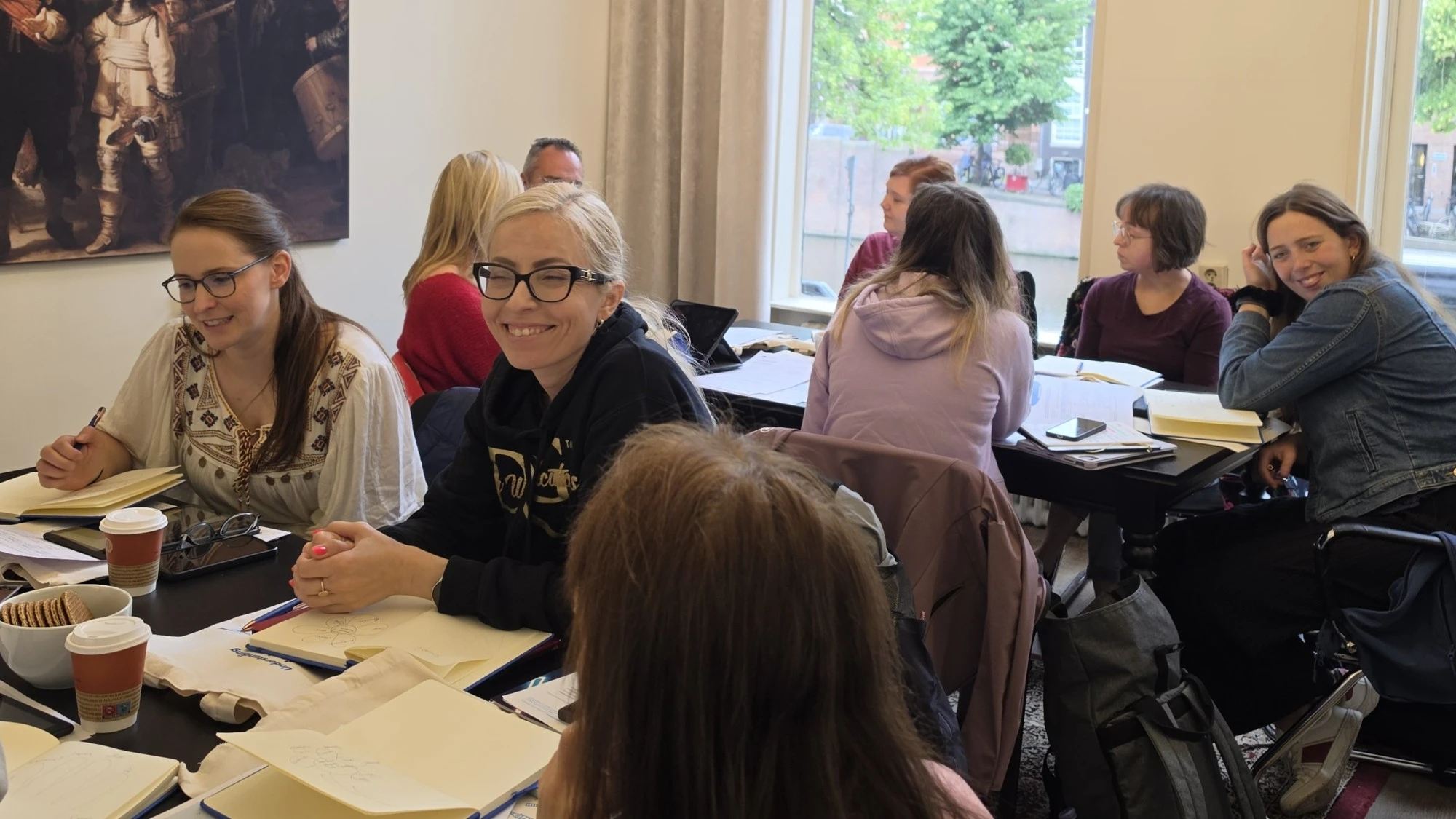 Educators during a teacher training course