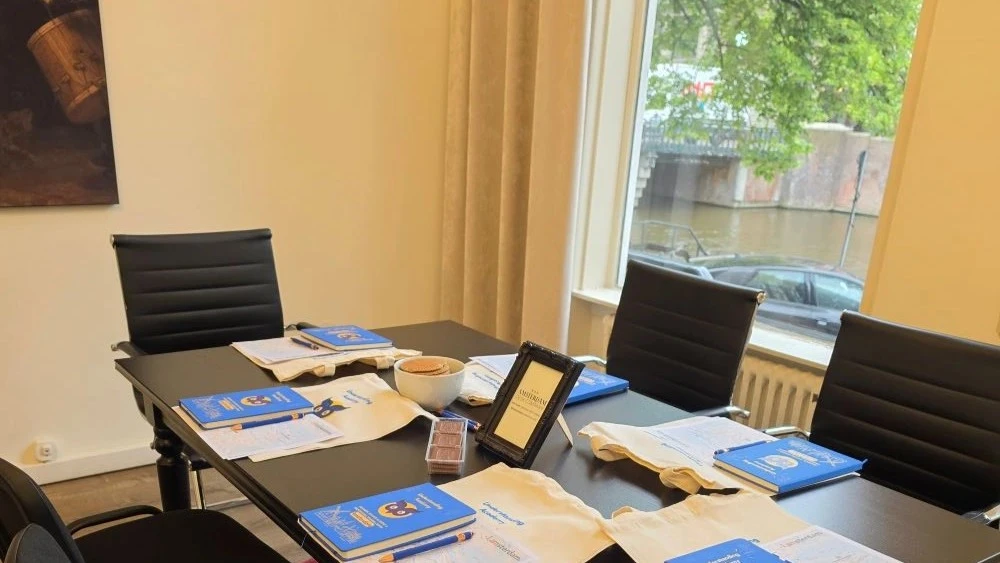 Training classroom prepared for Understanding Academy course participants